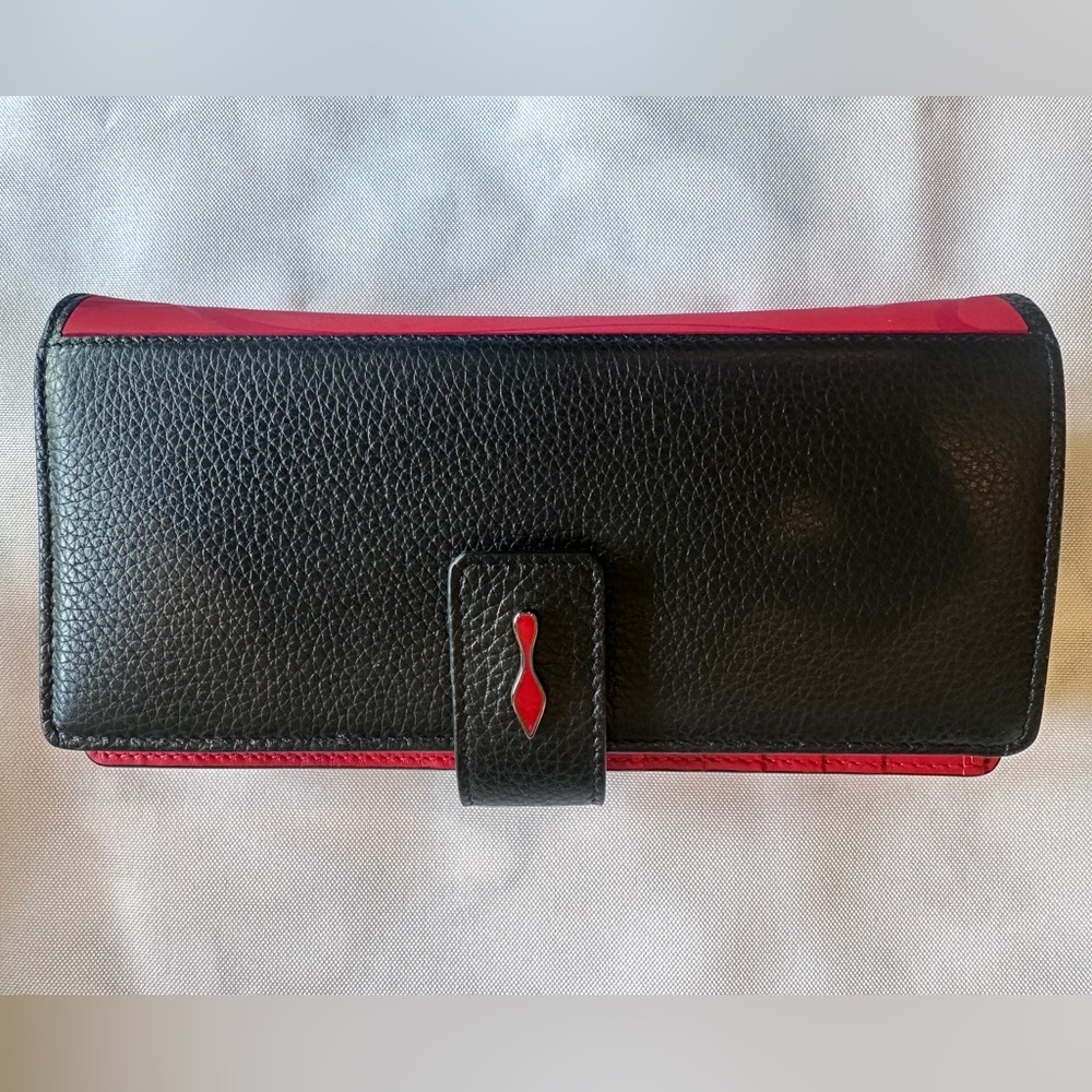 Christian Louboutin Black and Red Wallet (NEW) - Picture 2 of 6